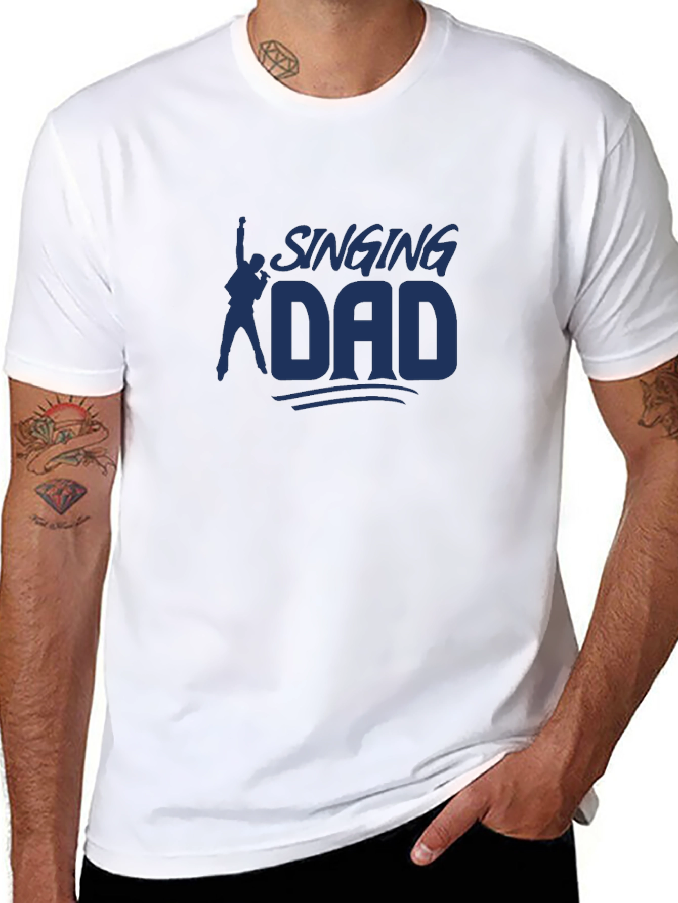 Singing Dad T-Shirt - Musician Fathers Day Gift