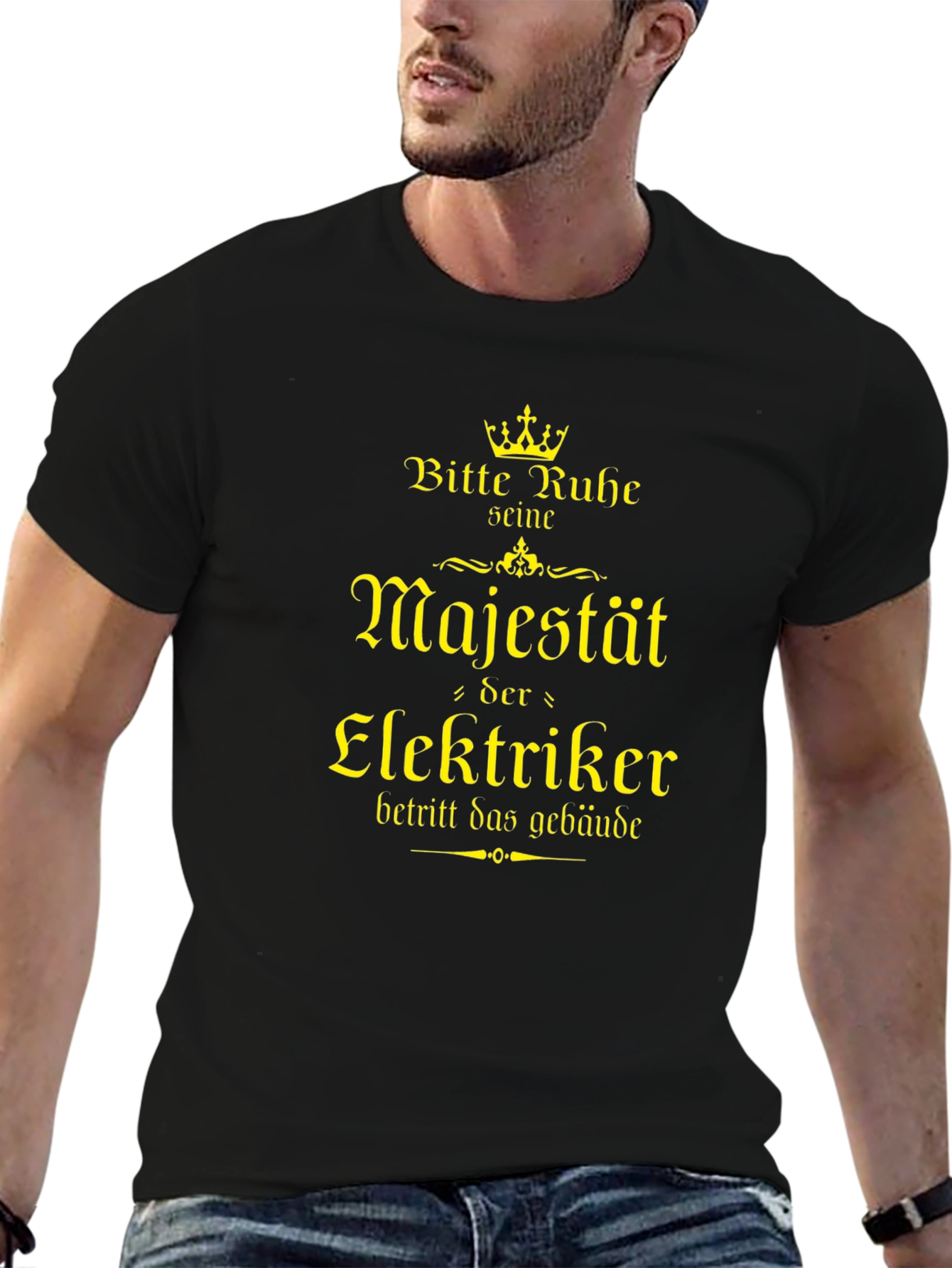 Electrician Majesty T-Shirt - German Humor