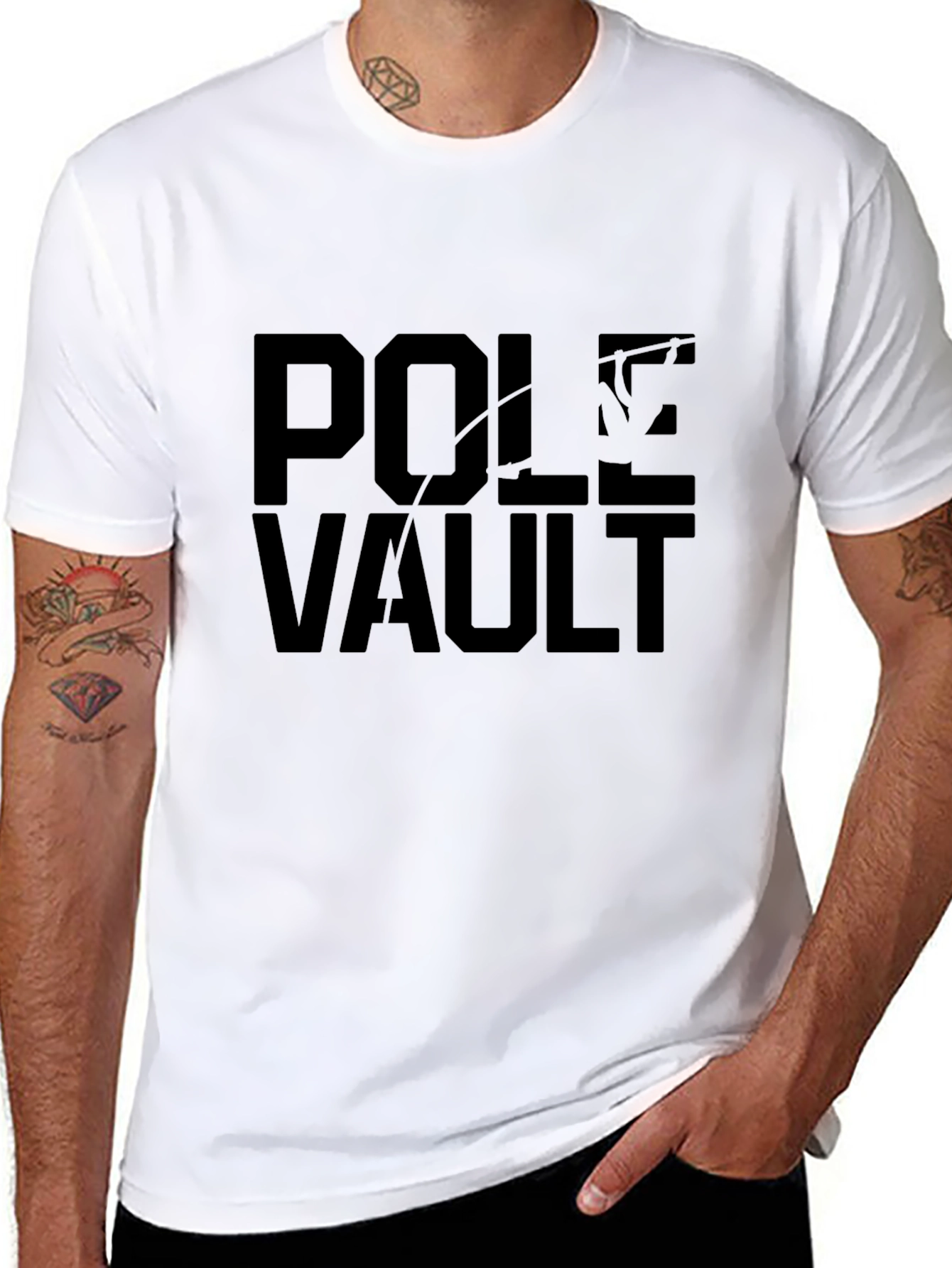 Pole Vault T-Shirt: Athletic Sportswear