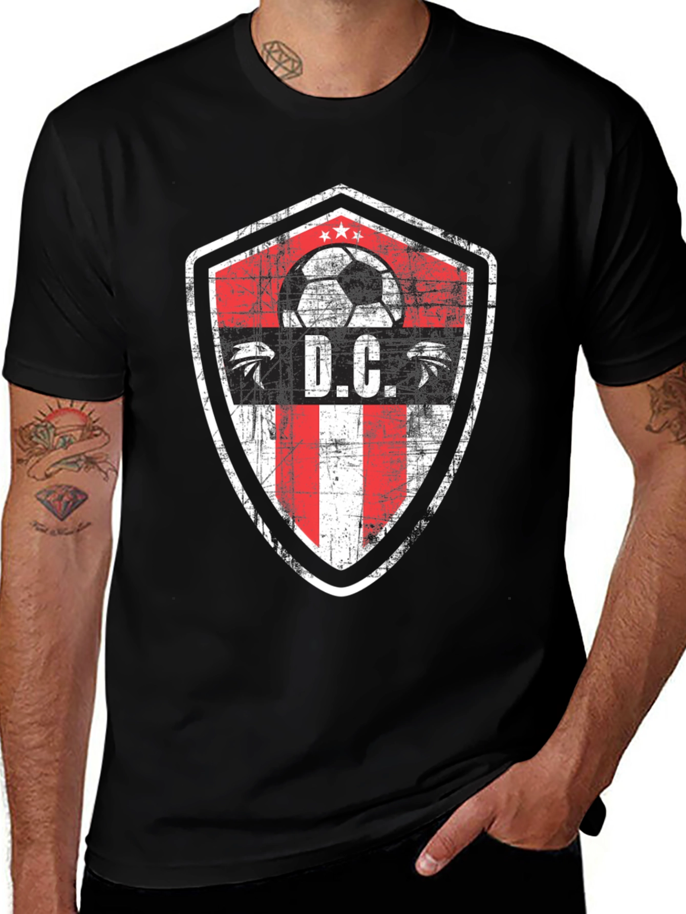 D.C. Soccer Vintage Style T-Shirt