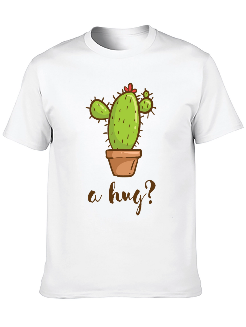 Cactus Hug T-Shirt - Funny Plant Lover Tee