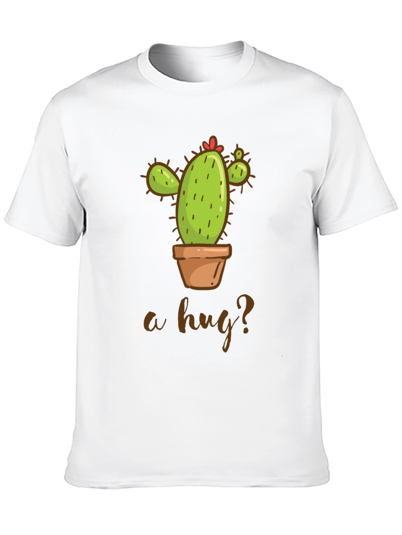 Cactus Hug T-Shirt - Funny Plant Lover Tee