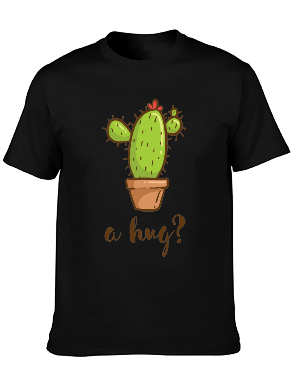 Cactus Hug T-Shirt - Funny Plant Lover Tee