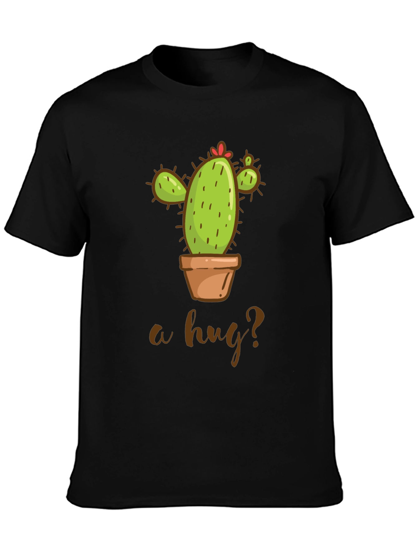 Cactus Hug T-Shirt - Funny Plant Lover Tee