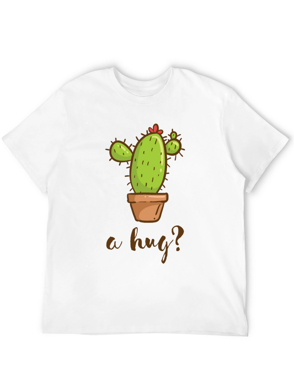 Cactus Hug T-Shirt - Funny Plant Lover Tee