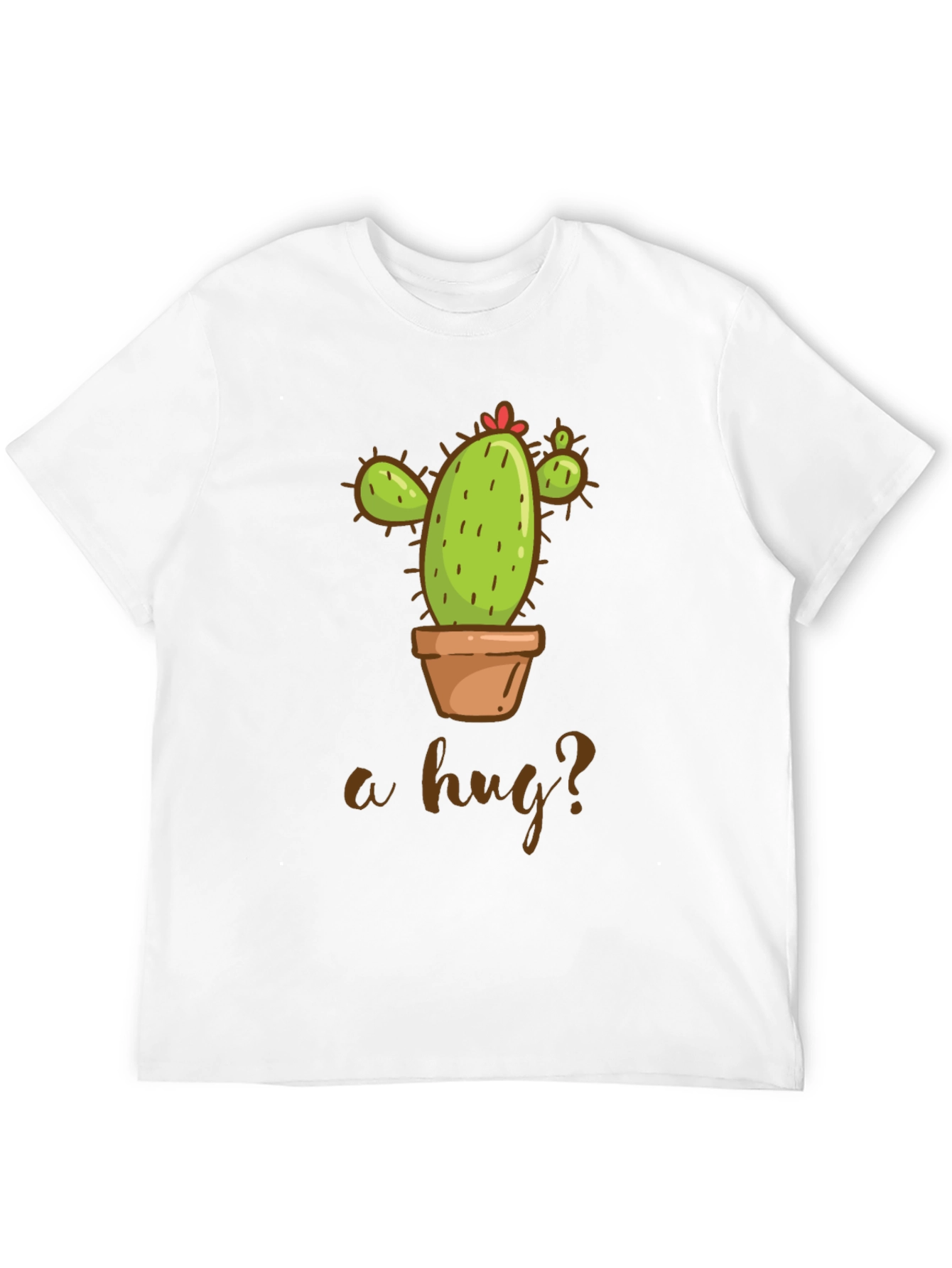 Cactus Hug T-Shirt - Funny Plant Lover Tee