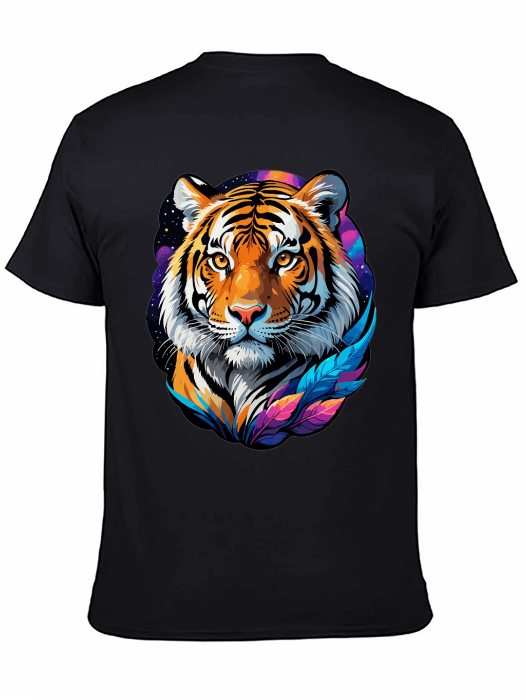 Tiger Graphic Tee - Mens Black T-Shirt