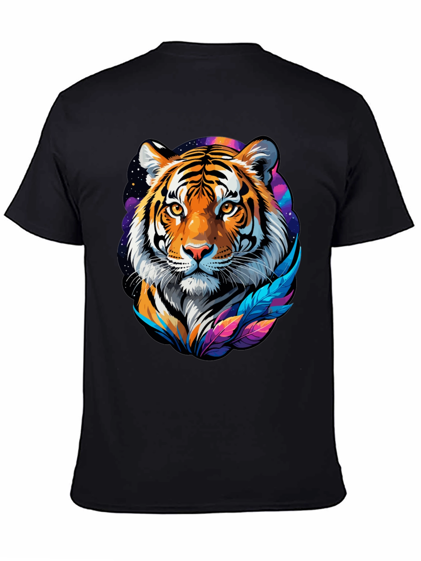 Tiger Graphic Tee - Mens Black T-Shirt
