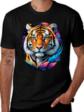 Tiger Graphic Tee - Mens Black T-Shirt