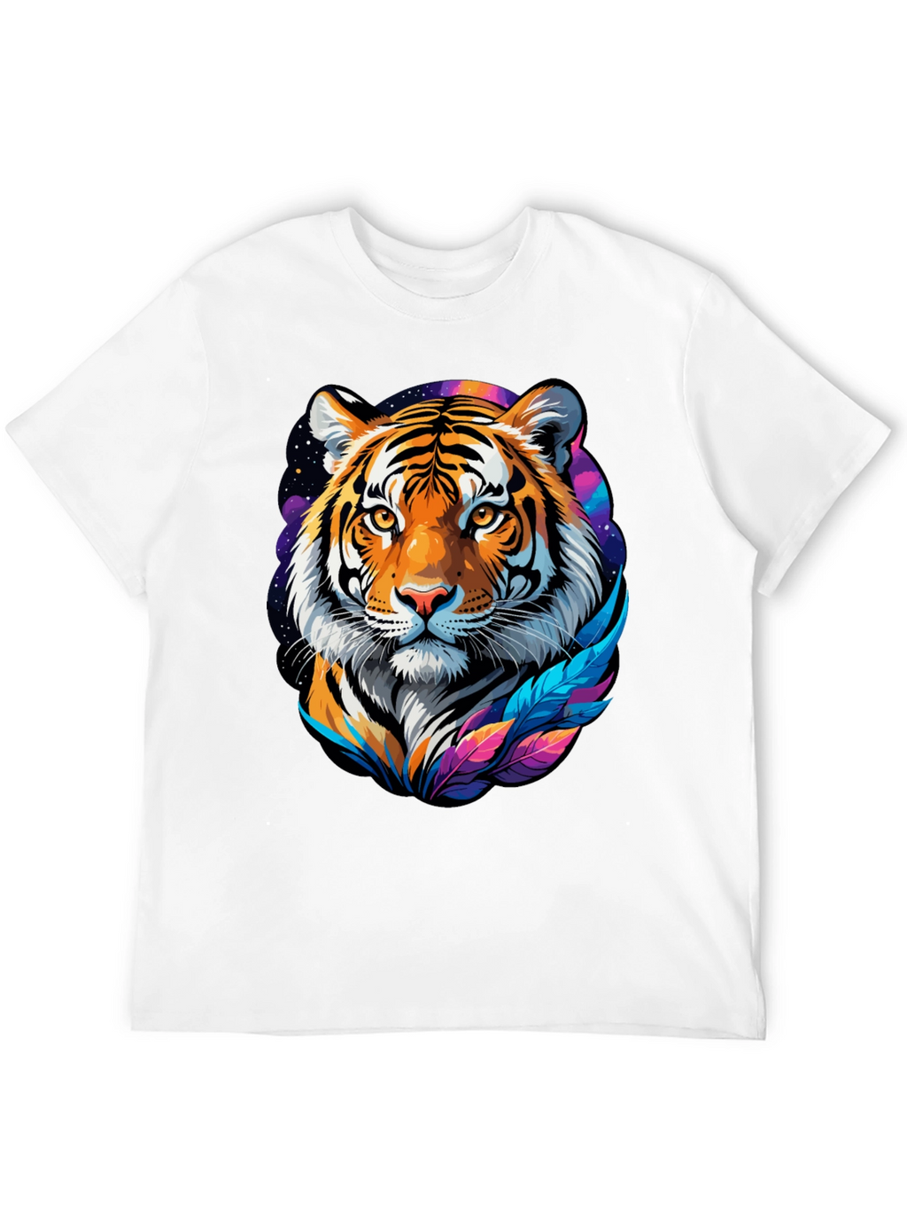 Tiger Graphic Tee - Mens Black T-Shirt