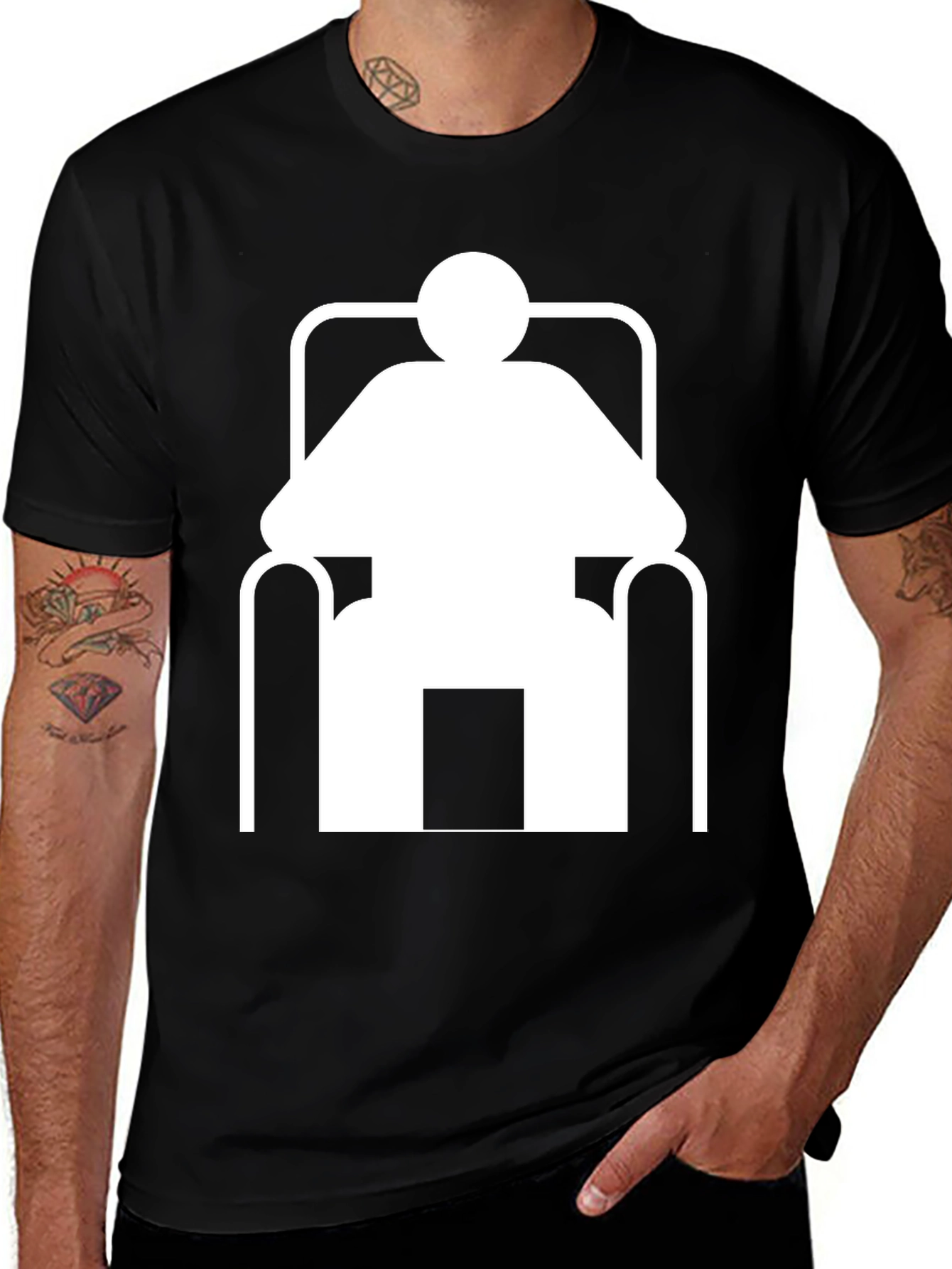 Comfortable Chair Graphic T-Shirt - Relaxing Style