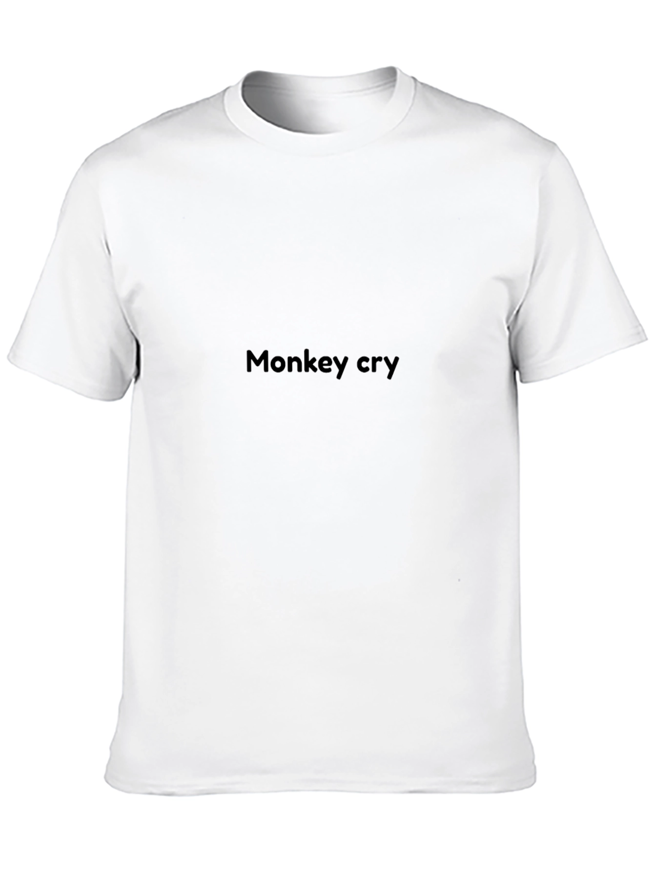 Monkey Cry Black T-Shirt