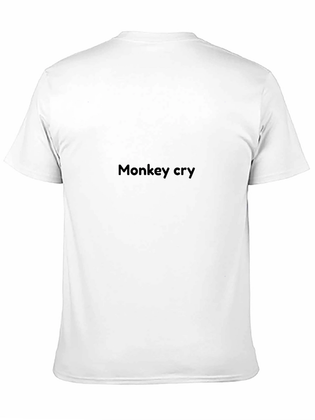 Monkey Cry Black T-Shirt