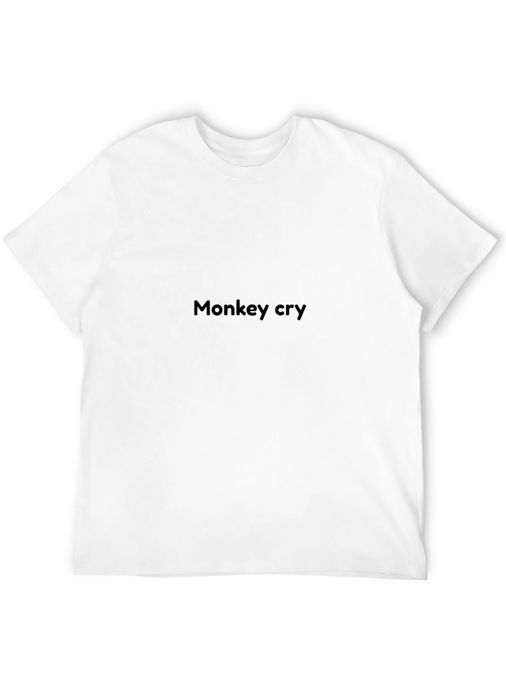 Monkey Cry Black T-Shirt