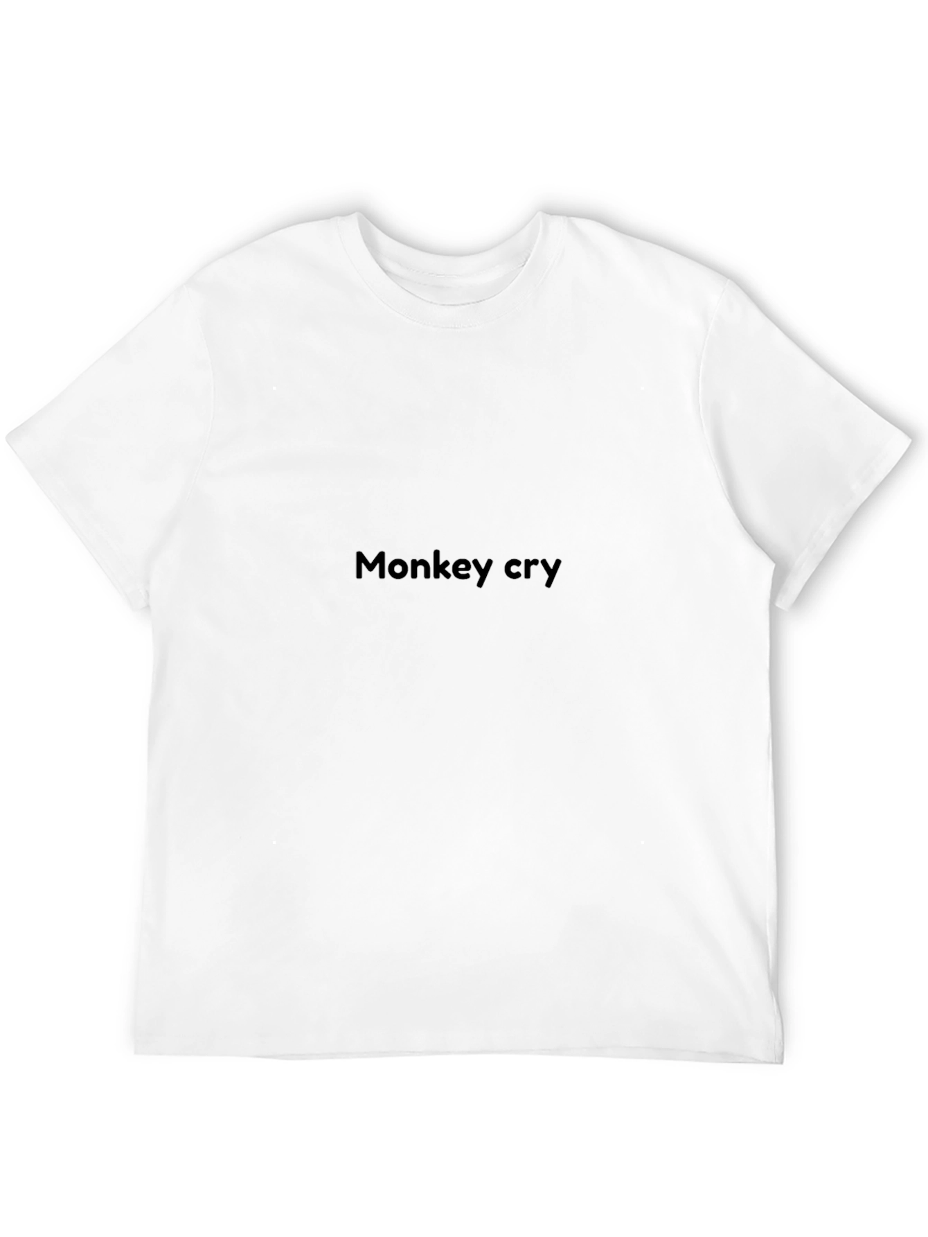 Monkey Cry Black T-Shirt
