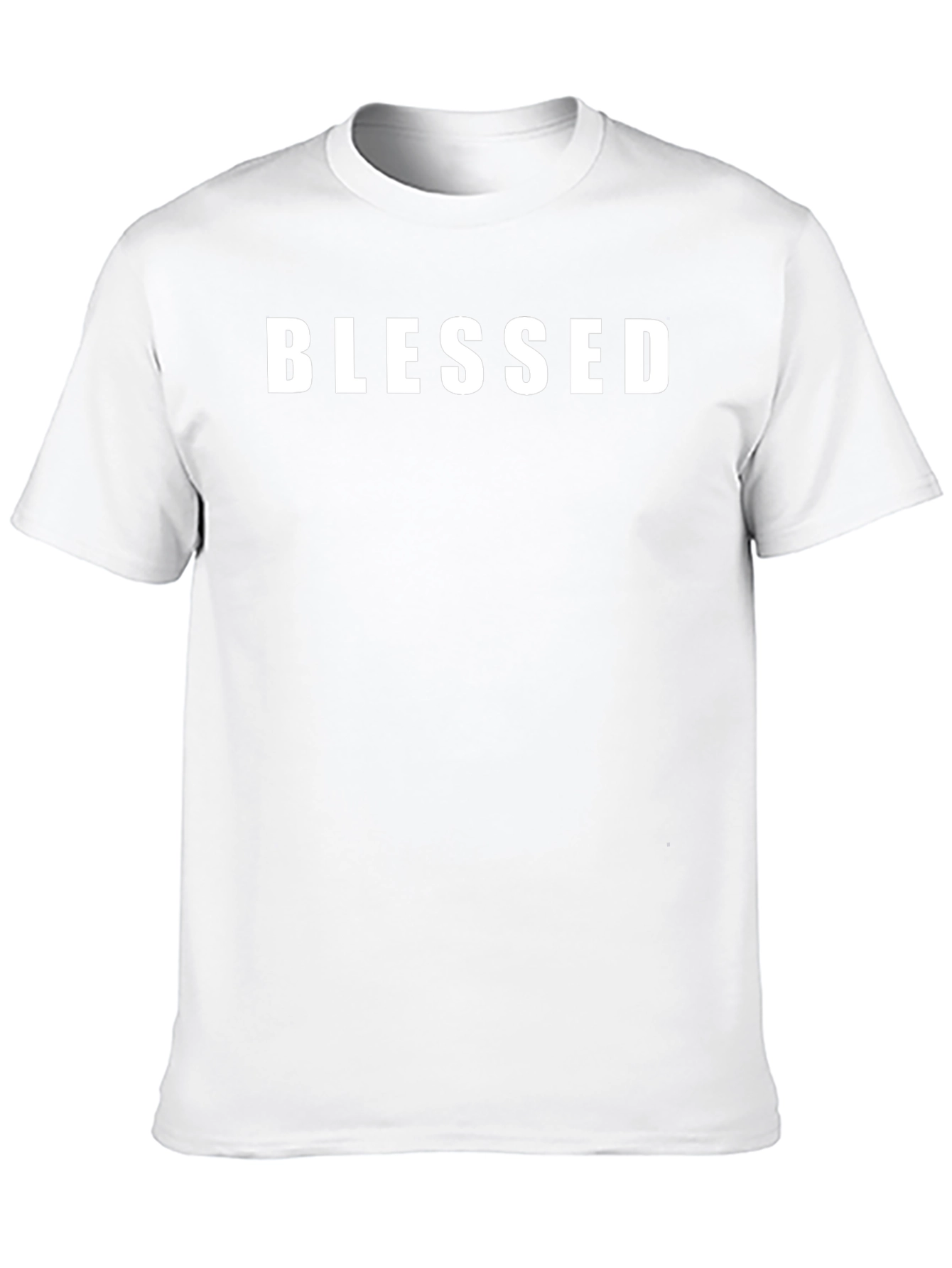 Blessed Black Graphic Tee - Religious T-Shirt