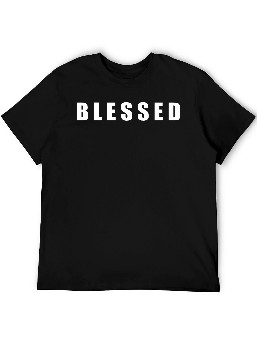 Blessed Black Graphic Tee - Religious T-Shirt