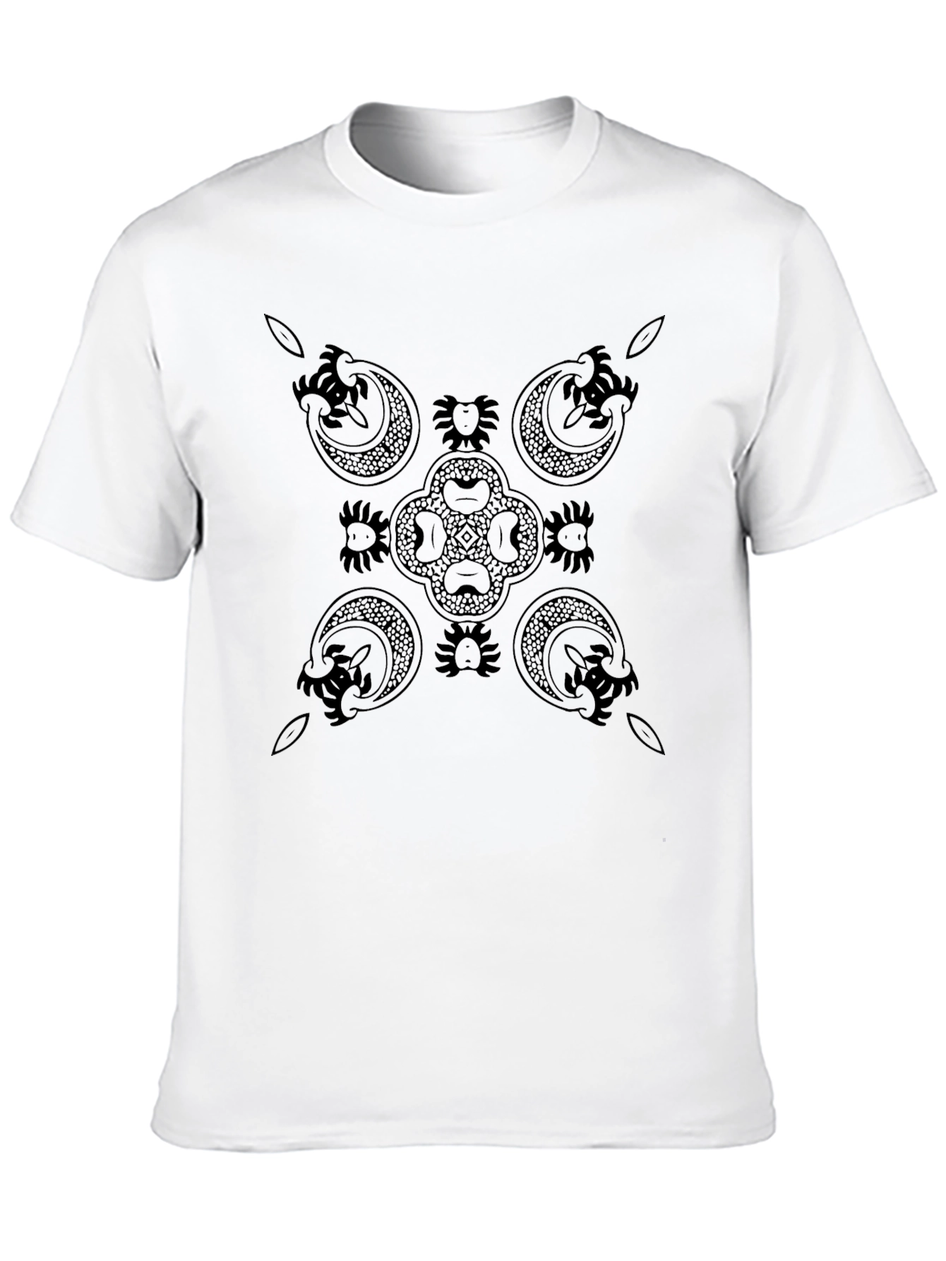 Mens Black Celtic Knot Graphic T-Shirt