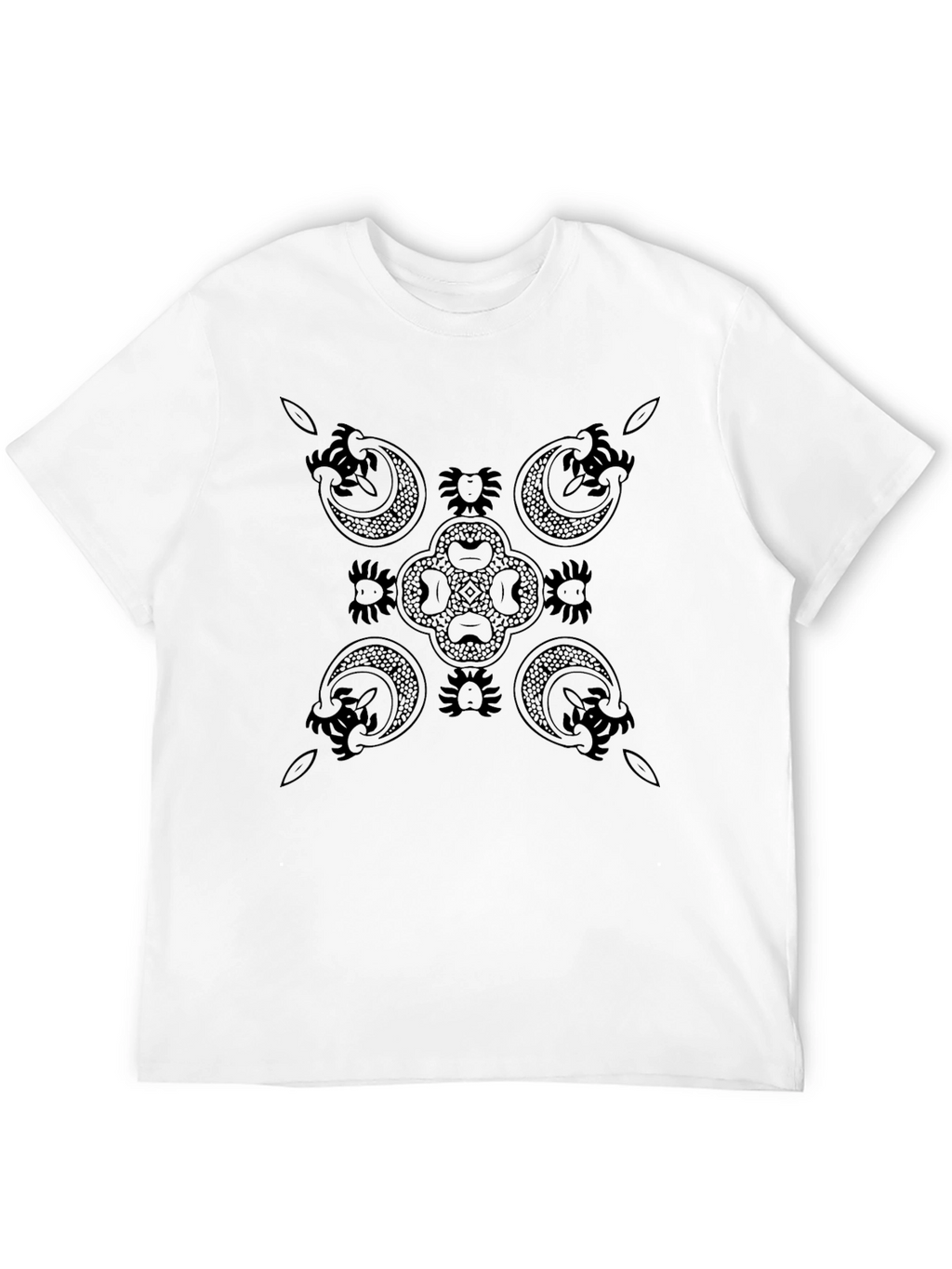 Mens Black Celtic Knot Graphic T-Shirt