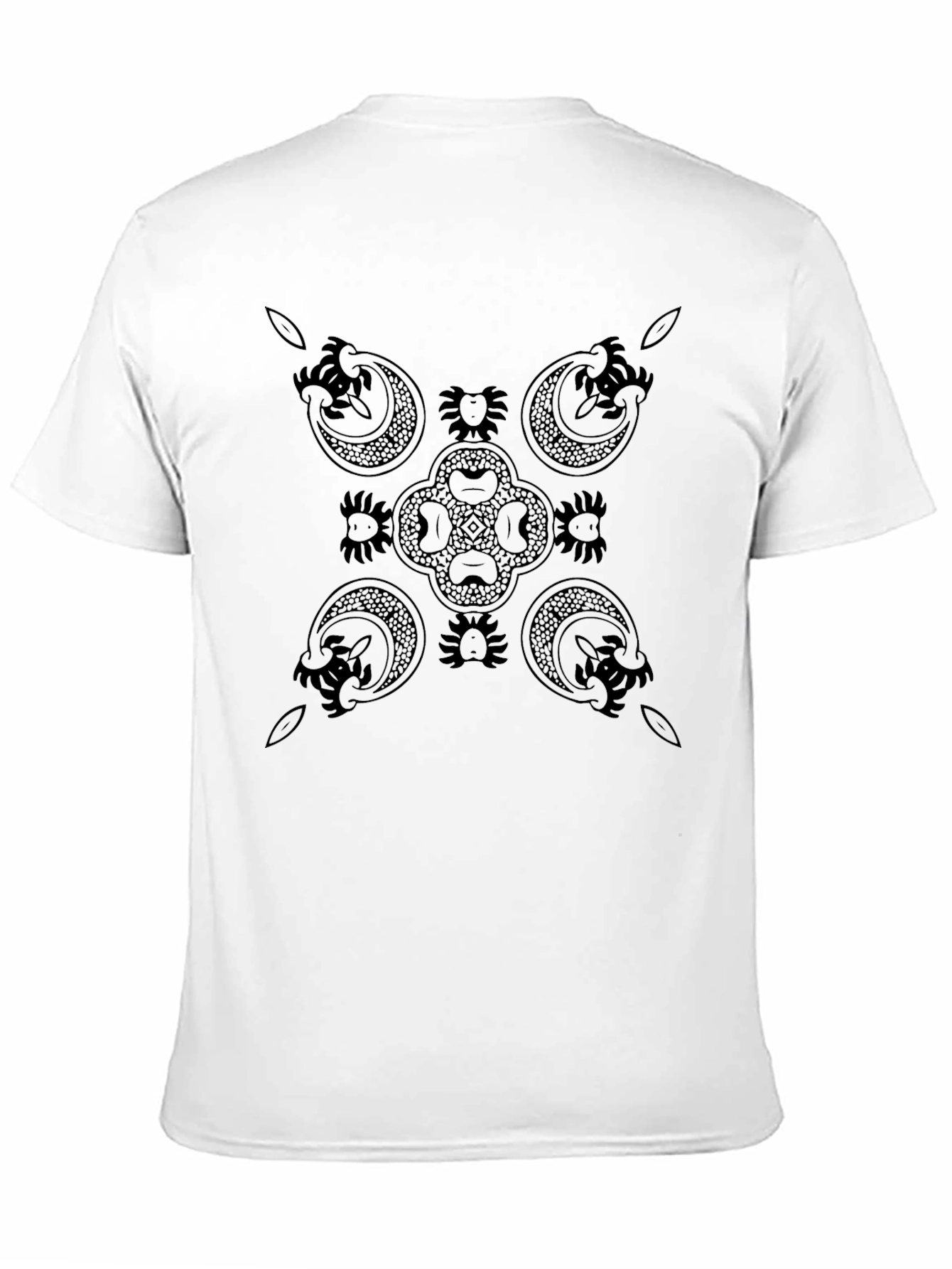 Mens Black Celtic Knot Graphic T-Shirt