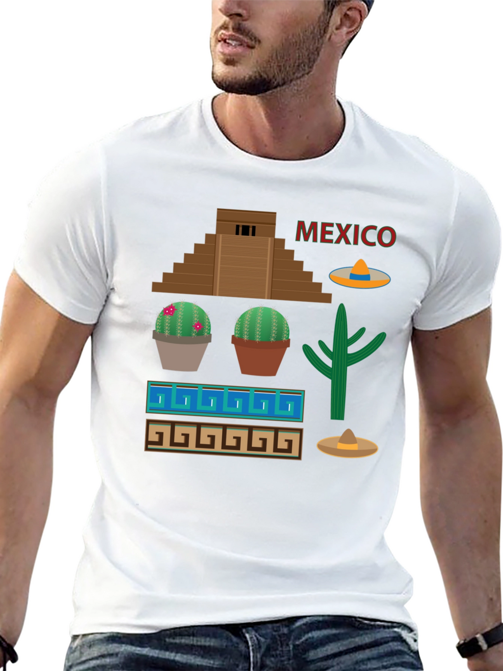 Mexico Graphic Print T-Shirt