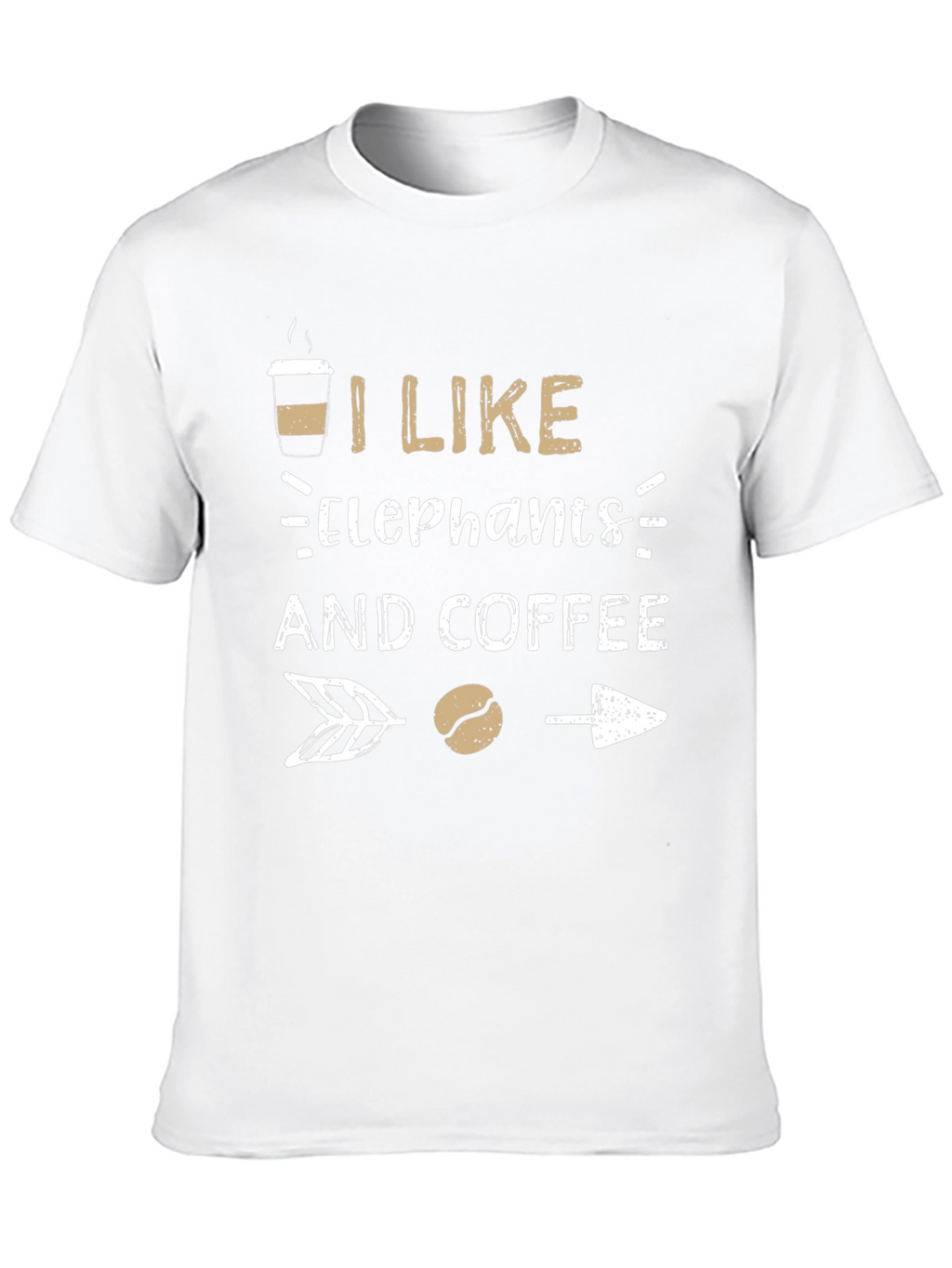I Like Elephants and Coffee T-Shirt