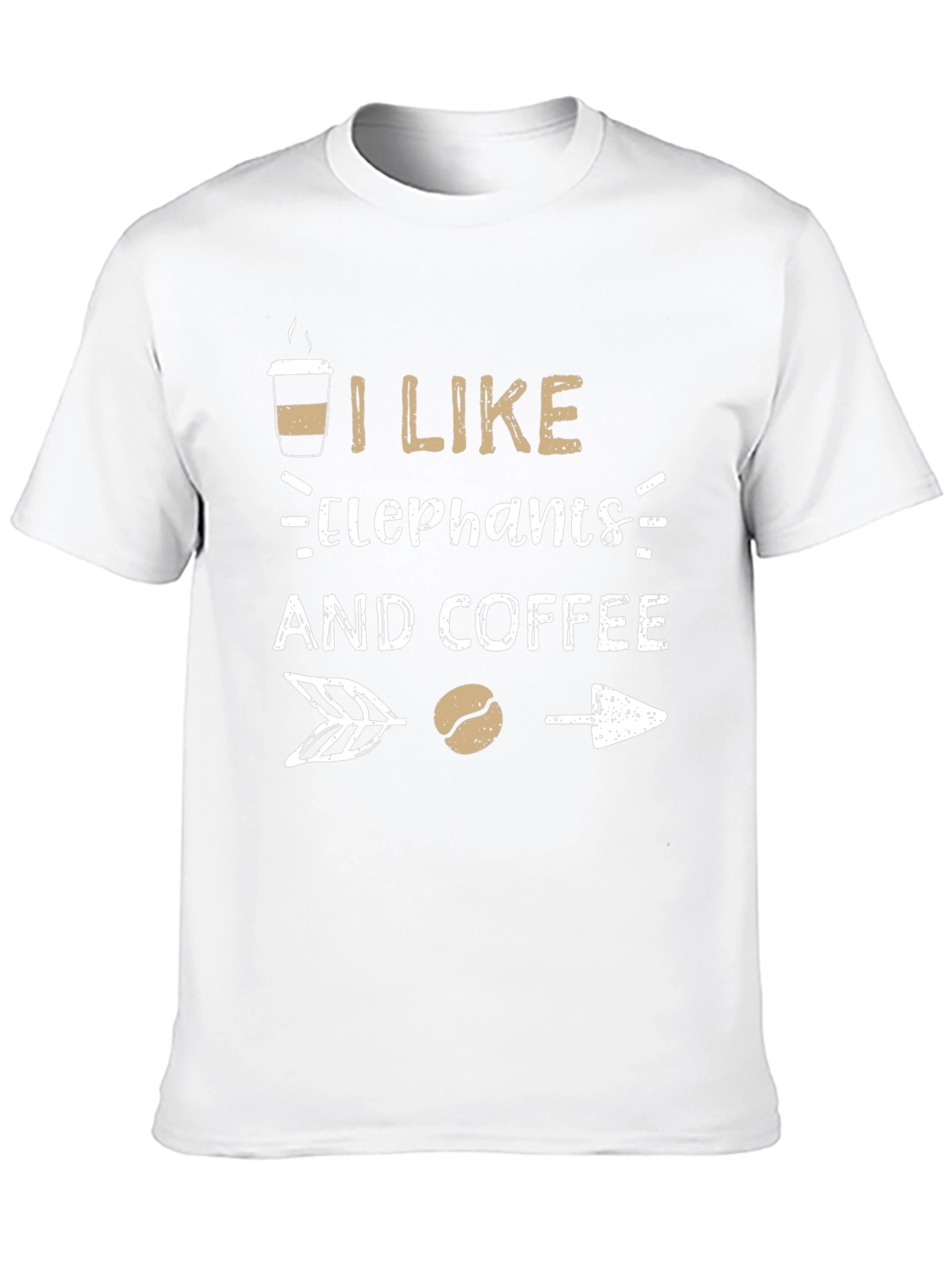 I Like Elephants and Coffee T-Shirt