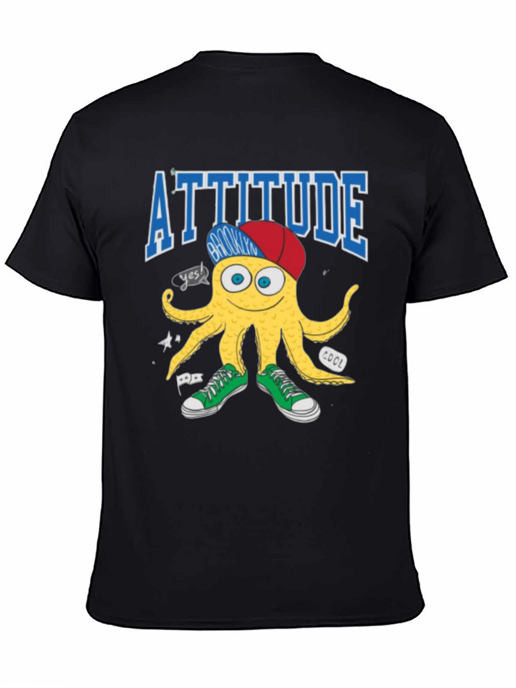 Attitude Brooklyn Octopus Graphic Tee