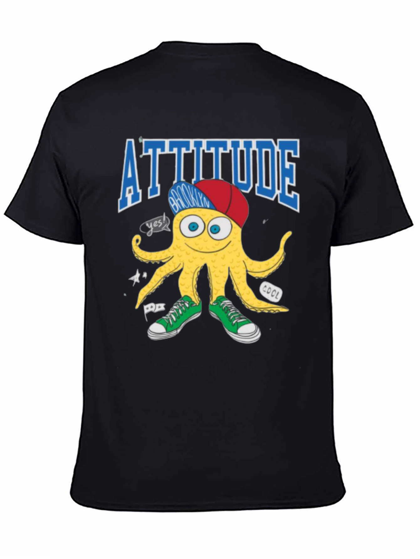 Attitude Brooklyn Octopus Graphic Tee