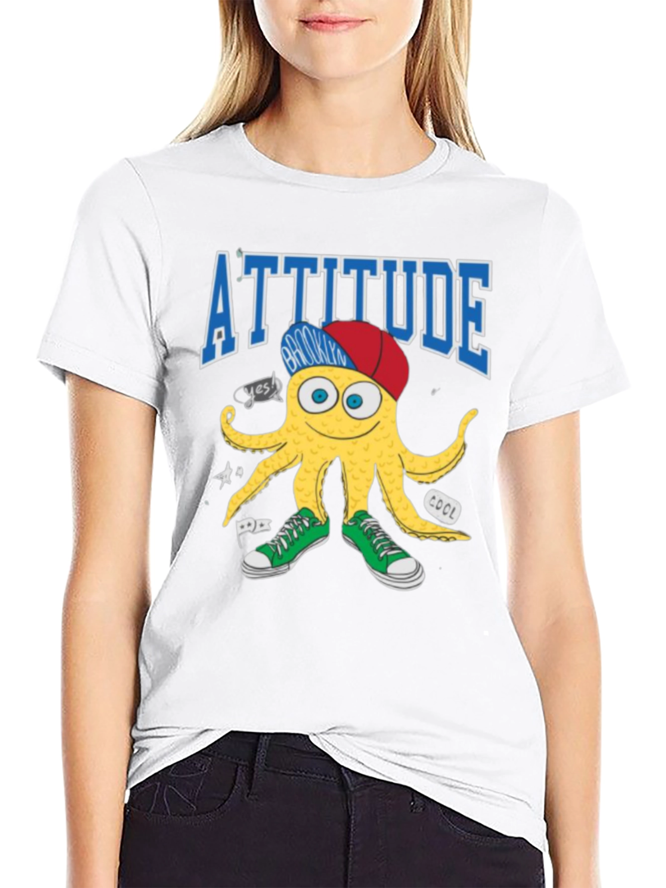 Attitude Brooklyn Octopus Graphic Tee