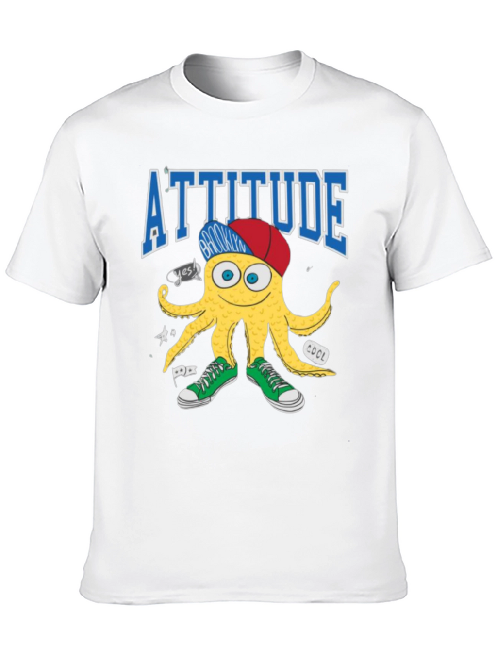 Attitude Brooklyn Octopus Graphic Tee