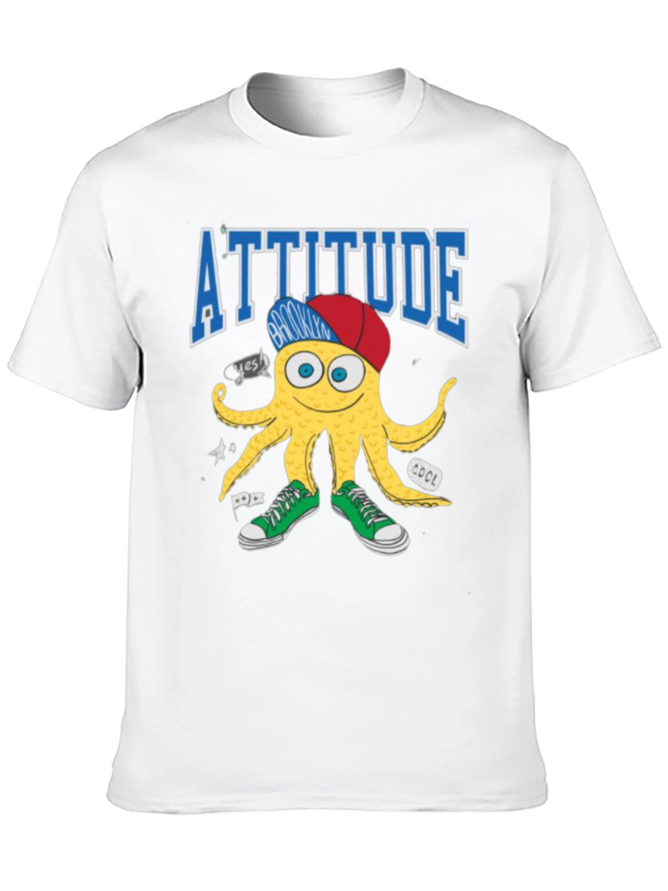 Attitude Brooklyn Octopus Graphic Tee