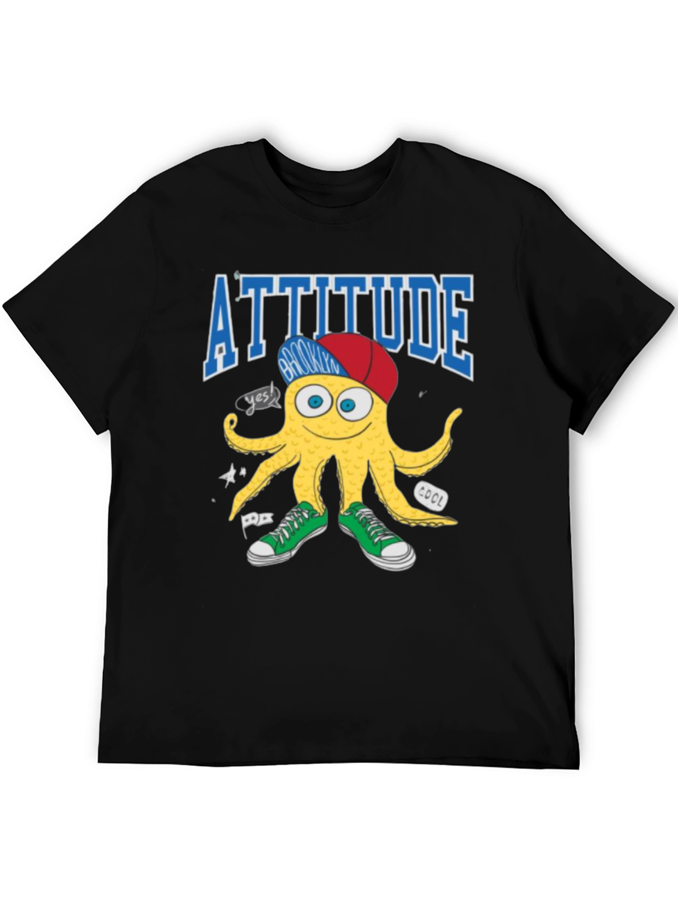 Attitude Brooklyn Octopus Graphic Tee