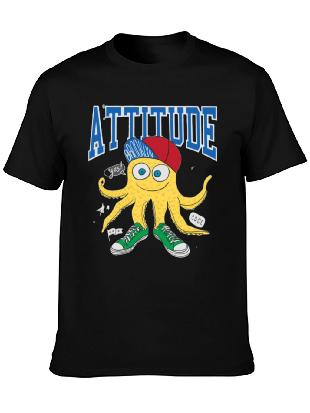 Attitude Brooklyn Octopus Graphic Tee