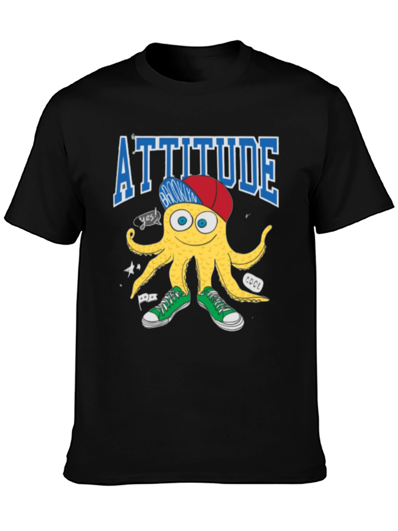 Attitude Brooklyn Octopus Graphic Tee
