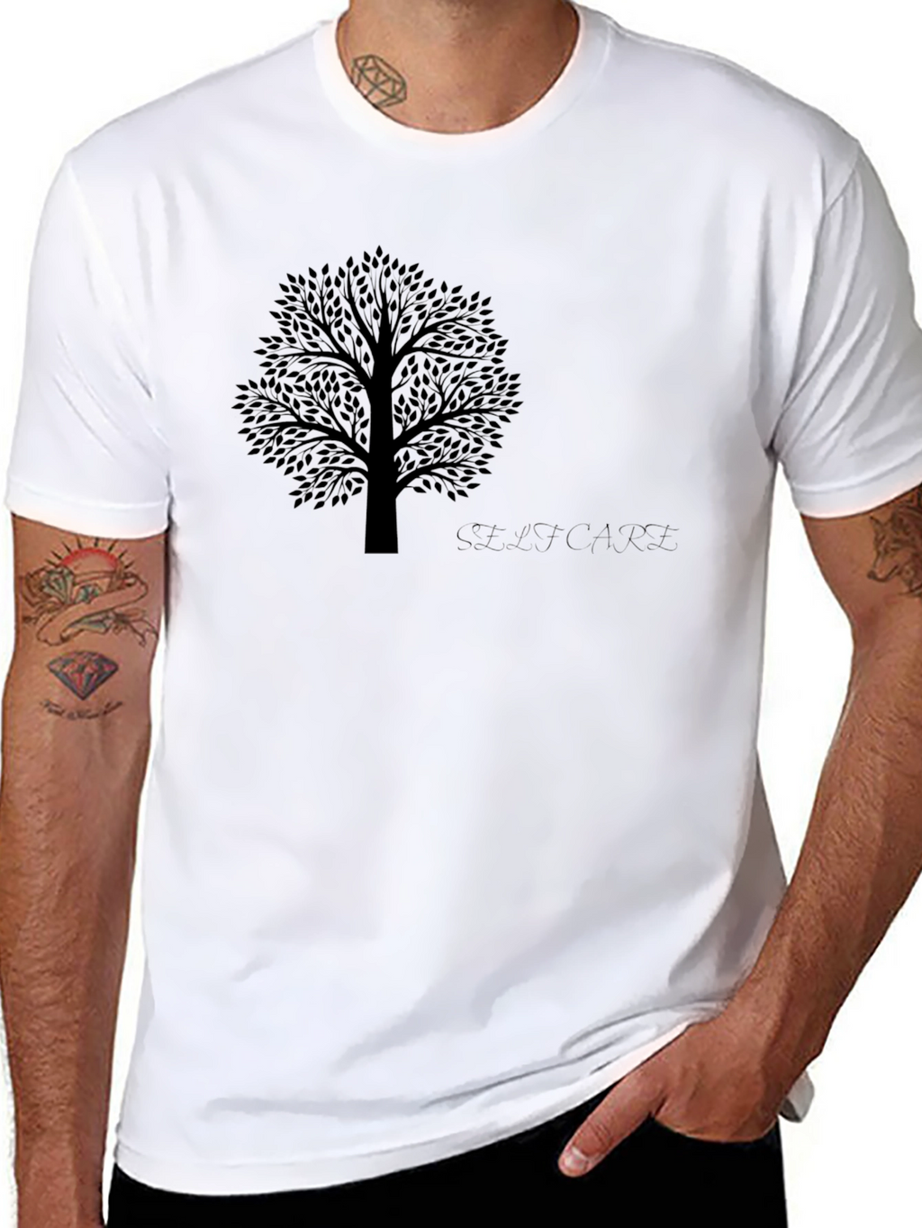 Black Tree Graphic Tee - Soft & Stylish