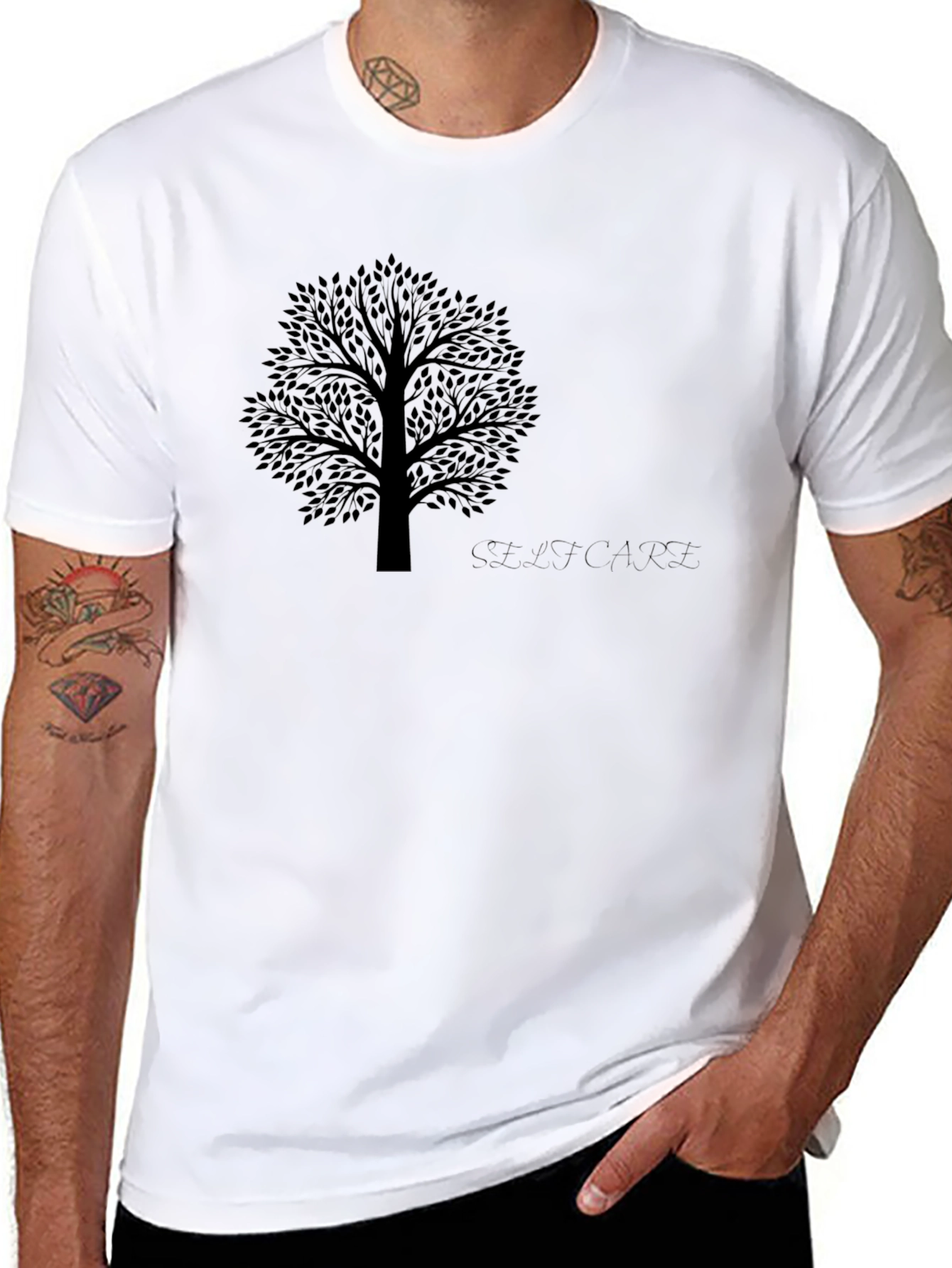 Black Tree Graphic Tee - Soft & Stylish