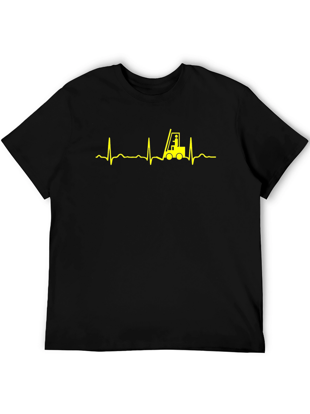 Forklift Heartbeat T-Shirt - Operator Love