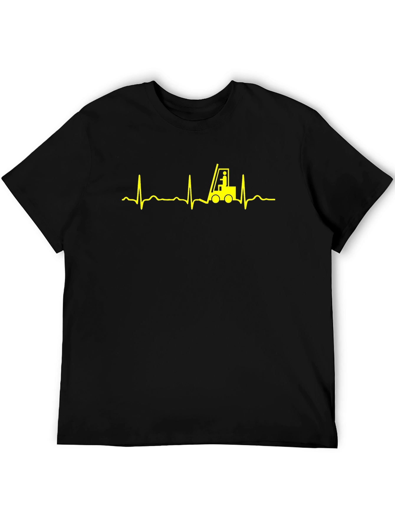 Forklift Heartbeat T-Shirt - Operator Love