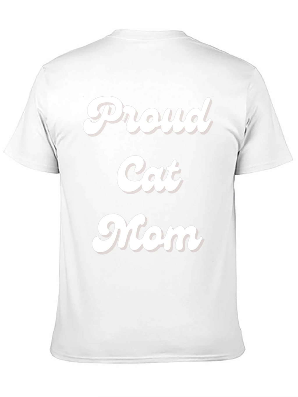 Proud Cat Mom T-Shirt - Black Casual