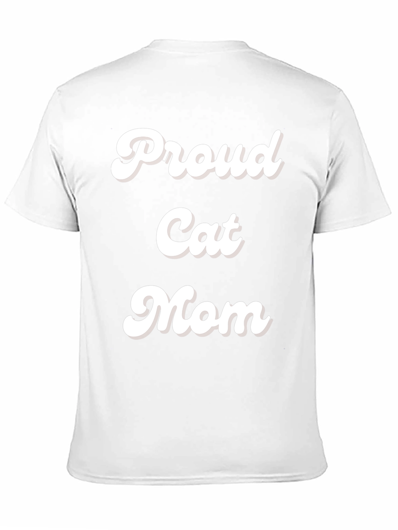 Proud Cat Mom T-Shirt - Black Casual