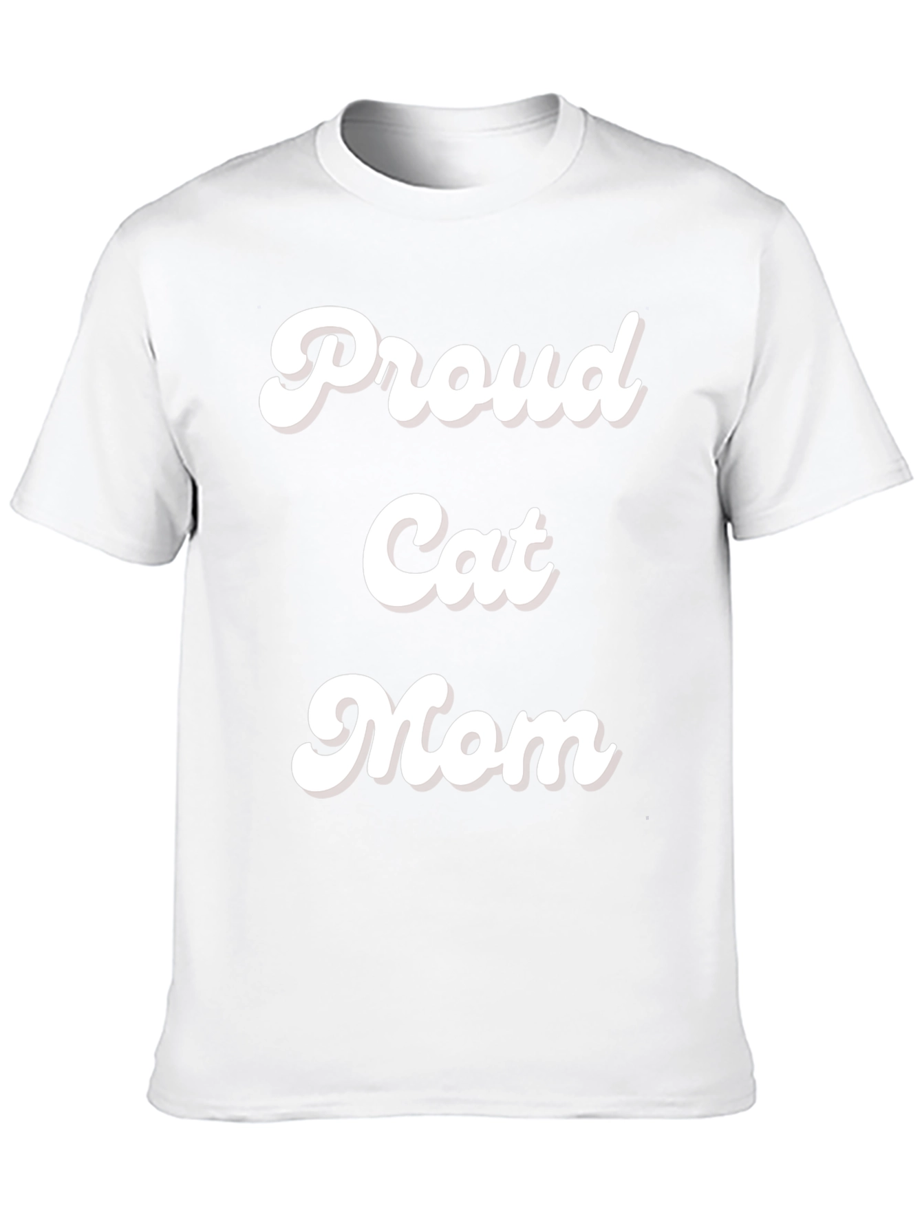 Proud Cat Mom T-Shirt - Black Casual