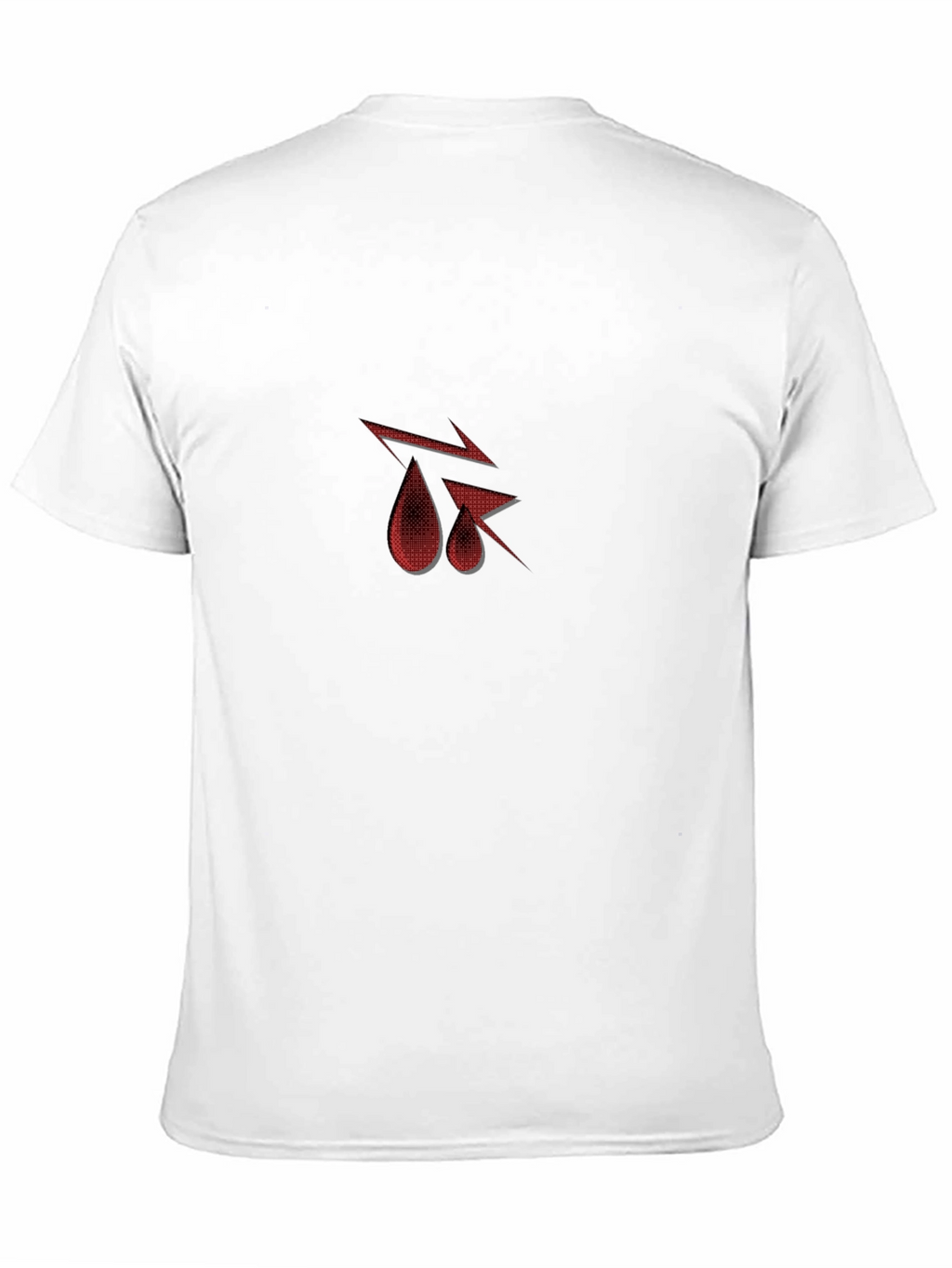 Graphic Print Black Tee - Drip Arrow Design