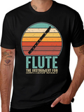 Retro Flute T-Shirt - Instrument for Intelligent People