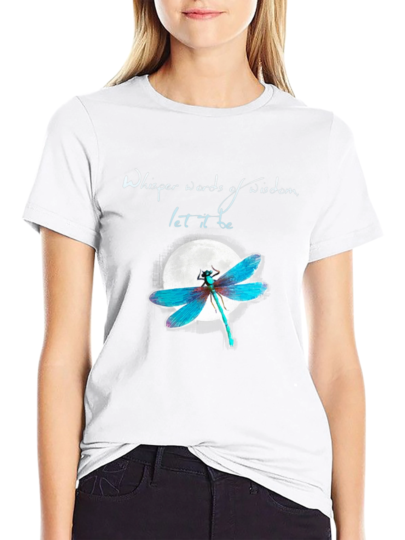 Whisper Words Dragonfly Graphic Tee