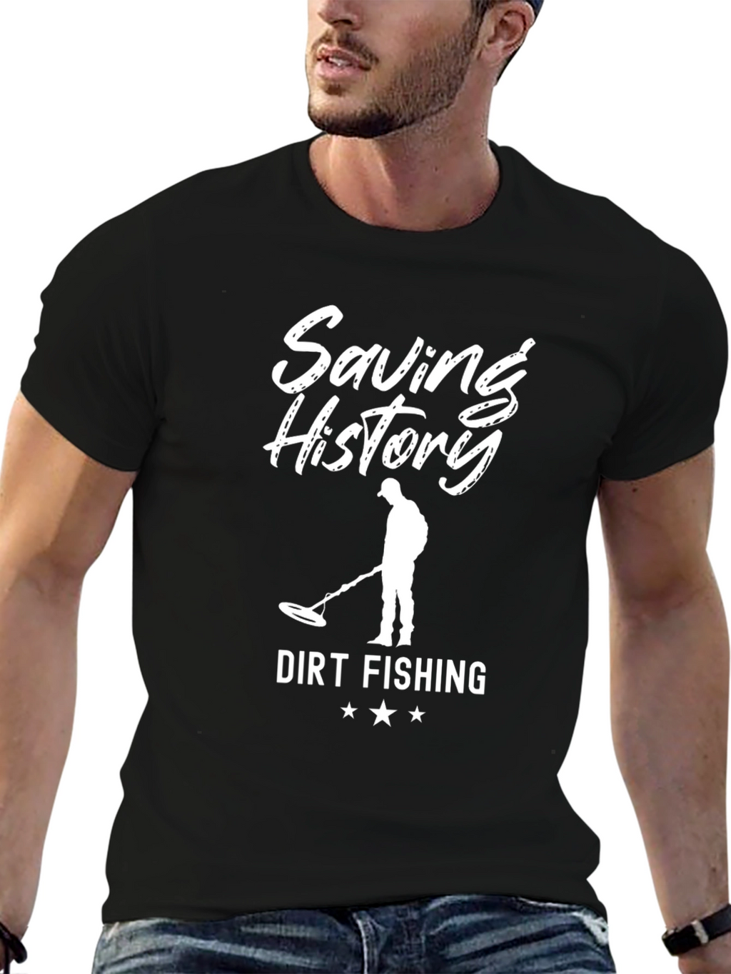 Saving History Dirt Fishing T-Shirt