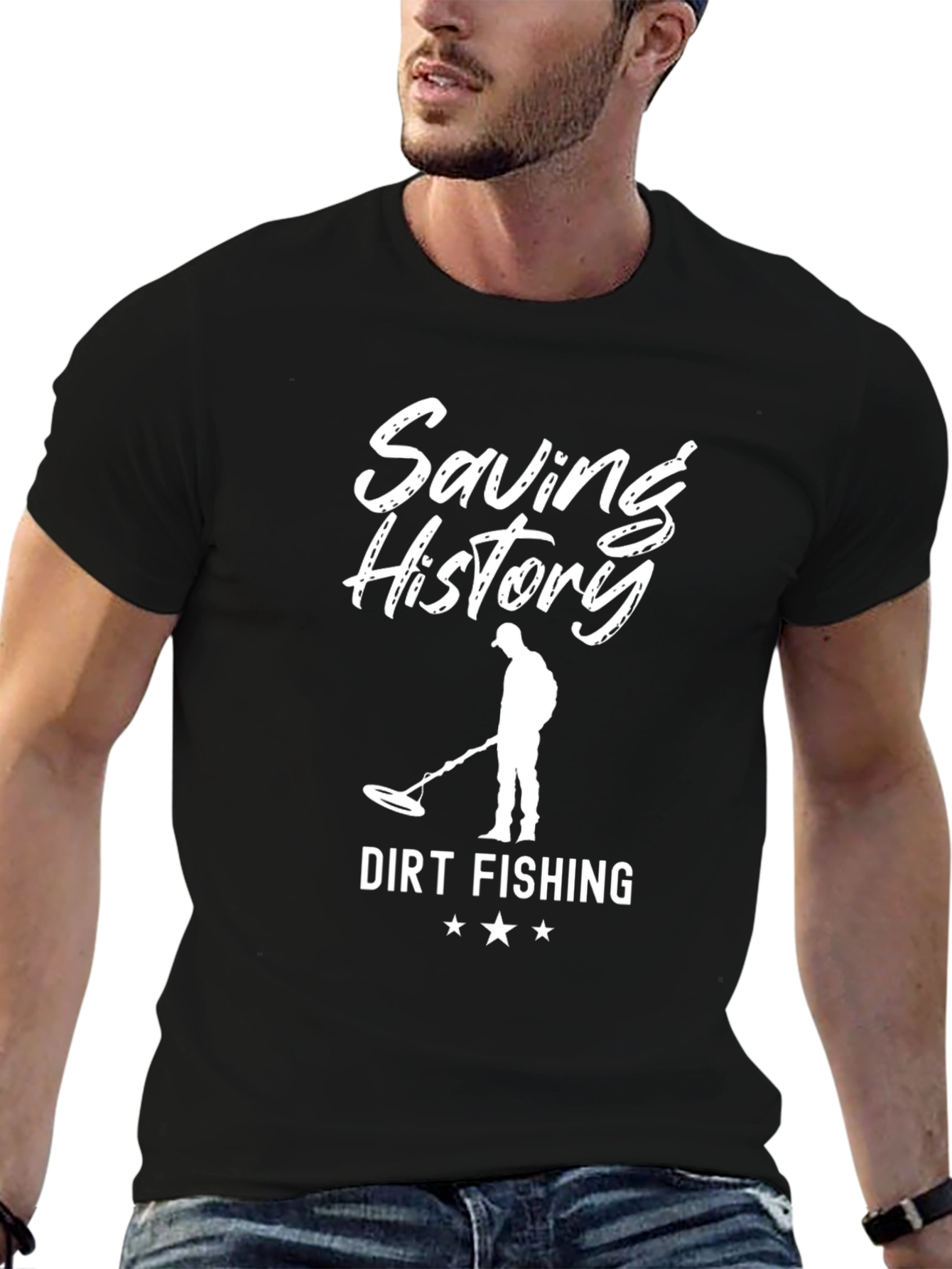 Saving History Dirt Fishing T-Shirt