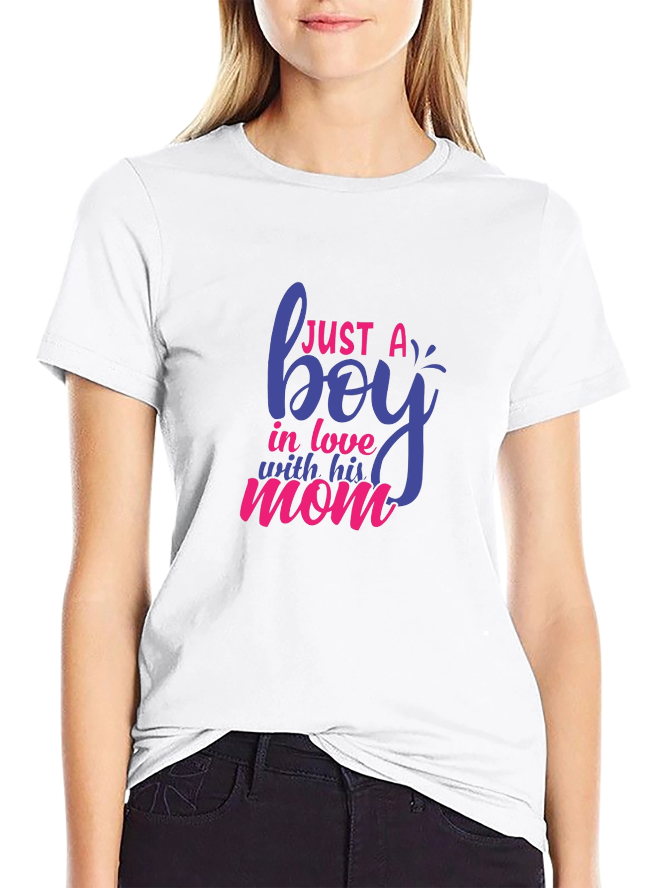Just a Boy In Love With His Mom T-Shirt