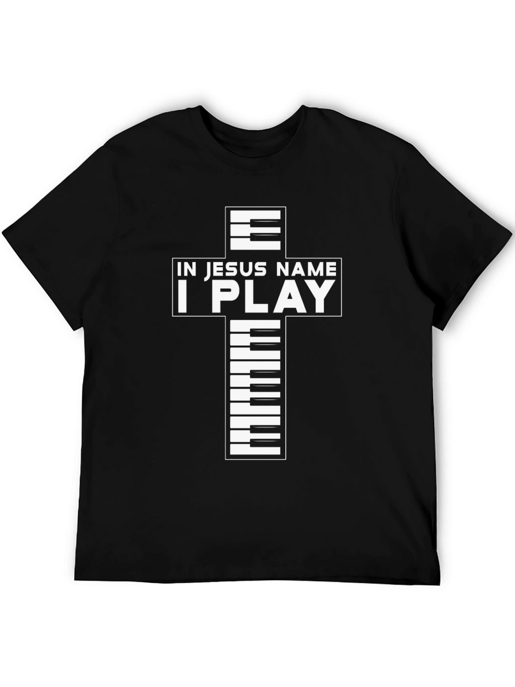 In Jesus Name I Play Graphic T-Shirt