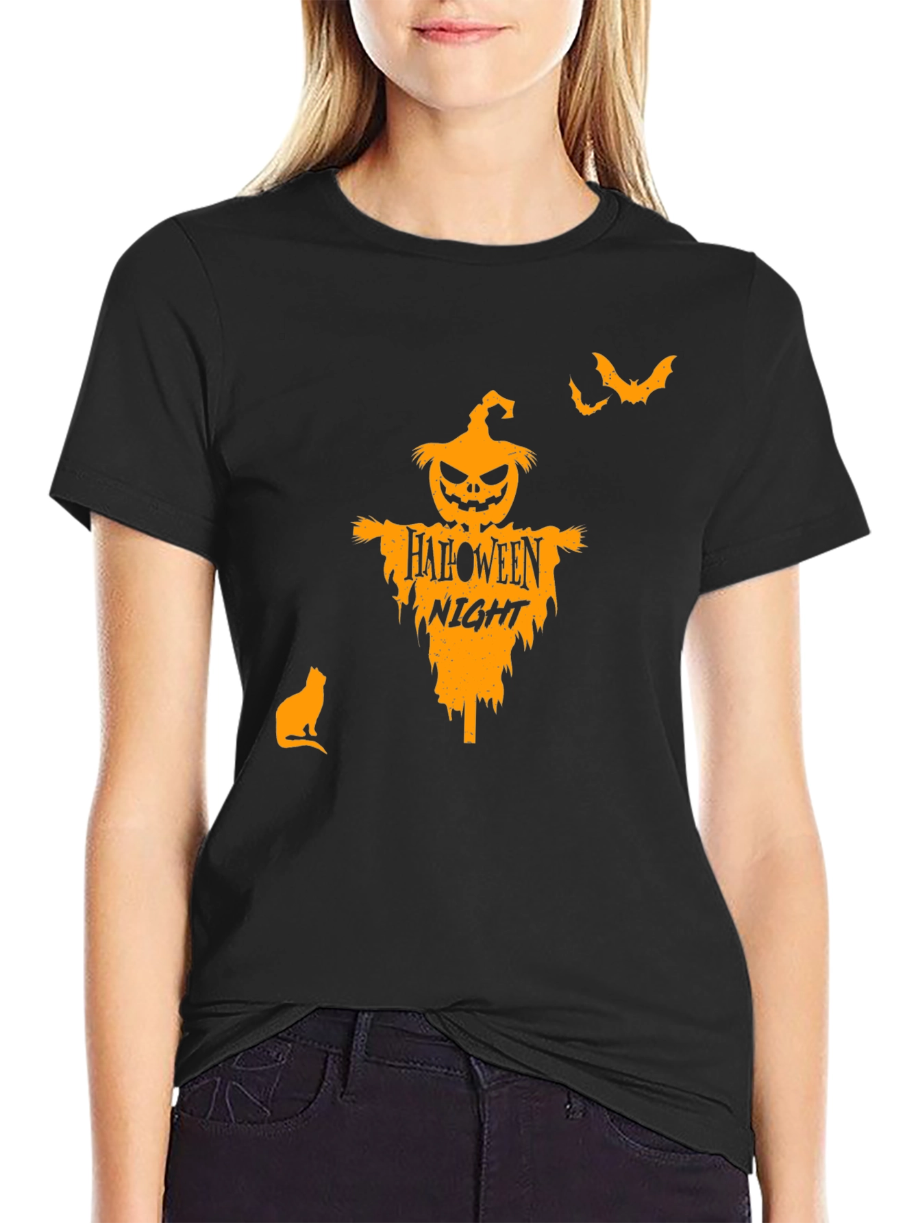 Halloween Night Scarecrow T-Shirt